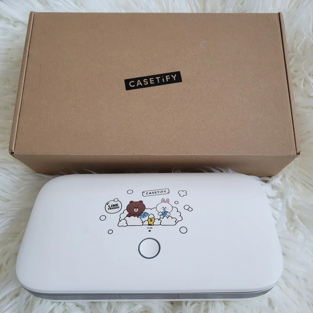 Limited Edition Casetify x LINE Friends UV Sanitizer Wireless Charger